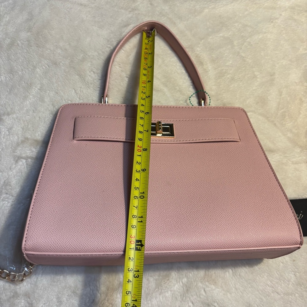 NWT Grossi New York Crossbody Bag Barbie Pink Faux Leather Gold Hardware NEW - Picture 15 of 15